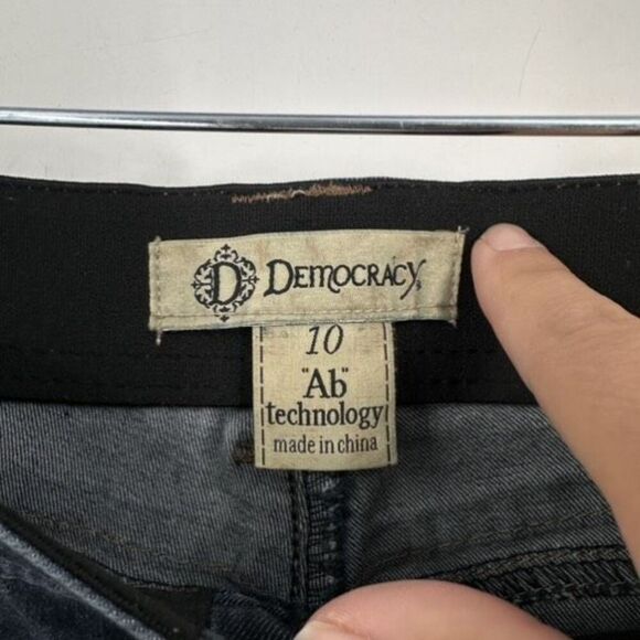 Democracy AB Solution Women's Dark Wash High Rise Skinny Jeans Size 10 - Picture 3 of 13